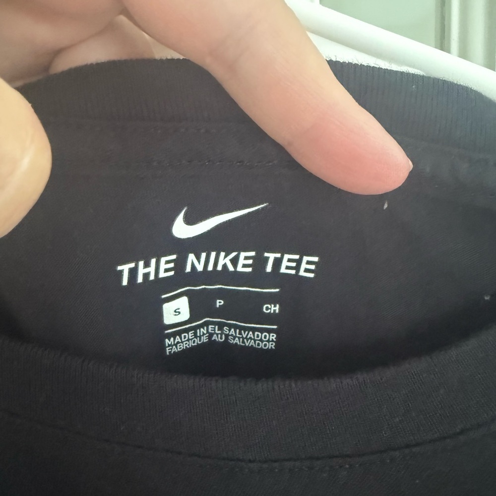 Nike Black and Neon Green Long Sleeve Tee - Picture 3 of 4